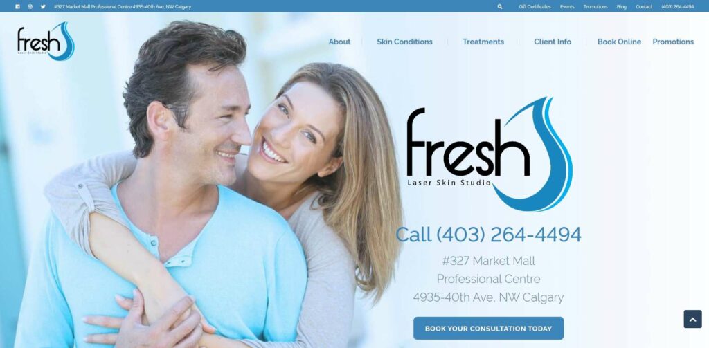 Fresh Laser Skin Studio's Homepage