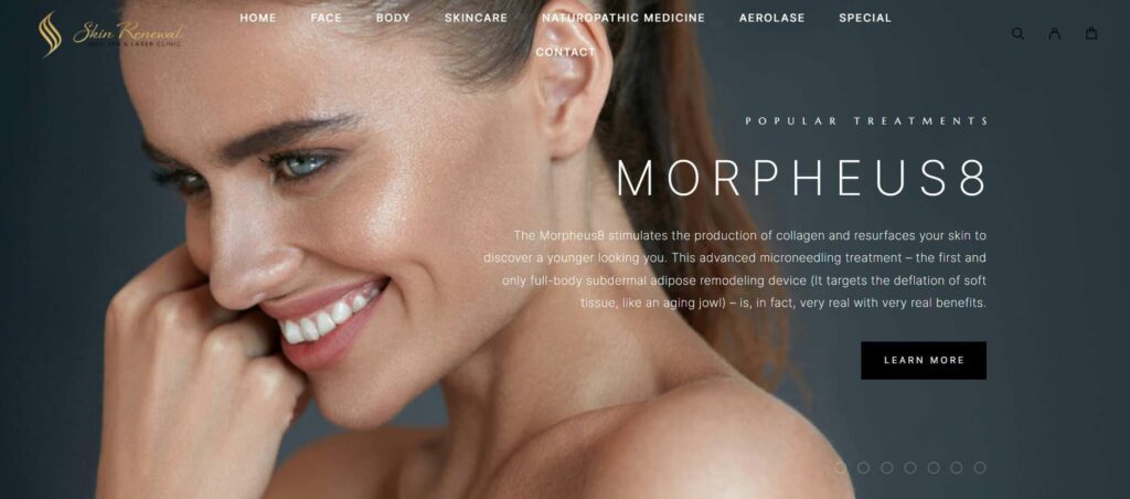 Skin Renewal Med Spa & Laser Clinic's Homepage