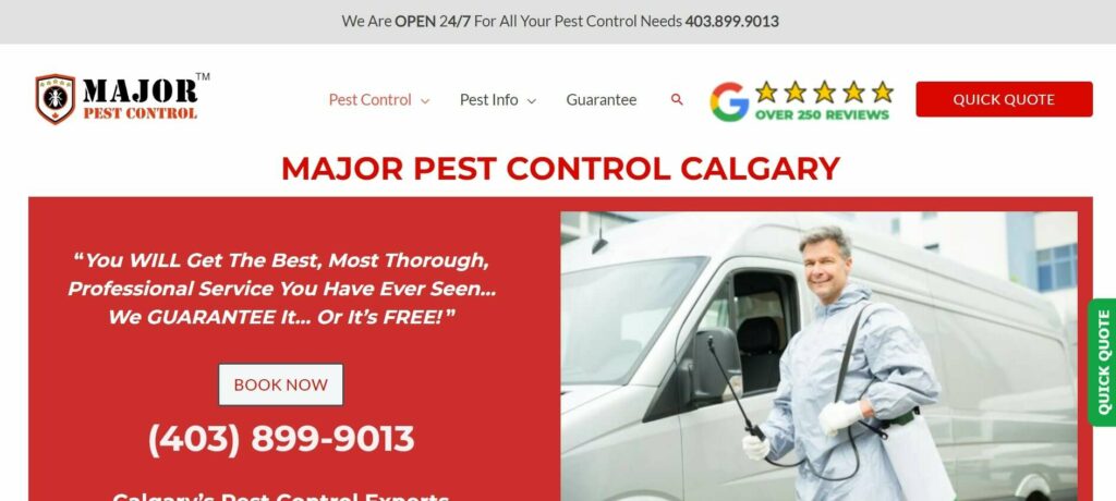 Major Pest Control Calgary