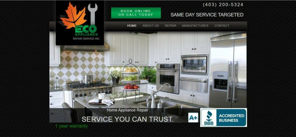Eco Appliance Repair Service Inc.