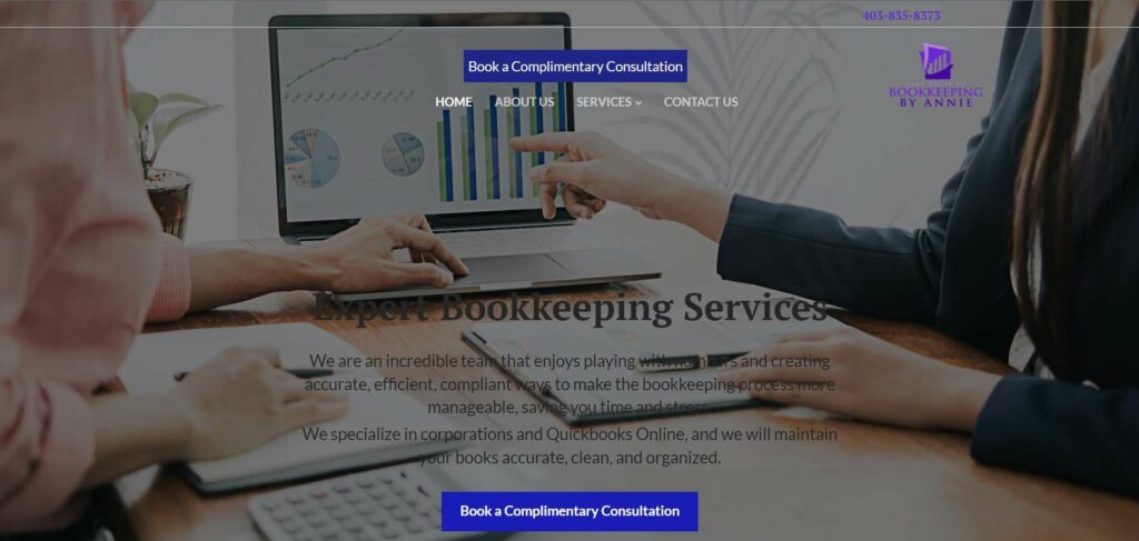 Full Cycle of Bookkeeping Services by Annie