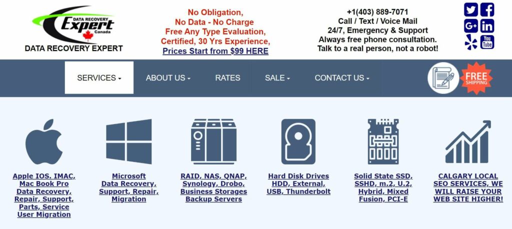 Data Recovery Expert Calgary