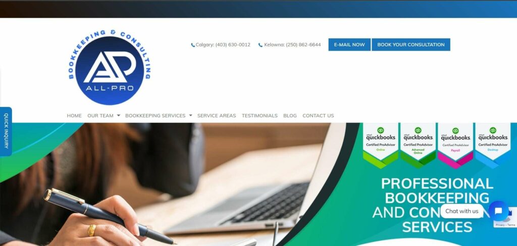 ALL-PRO Bookkeeping & Consulting Ltd.