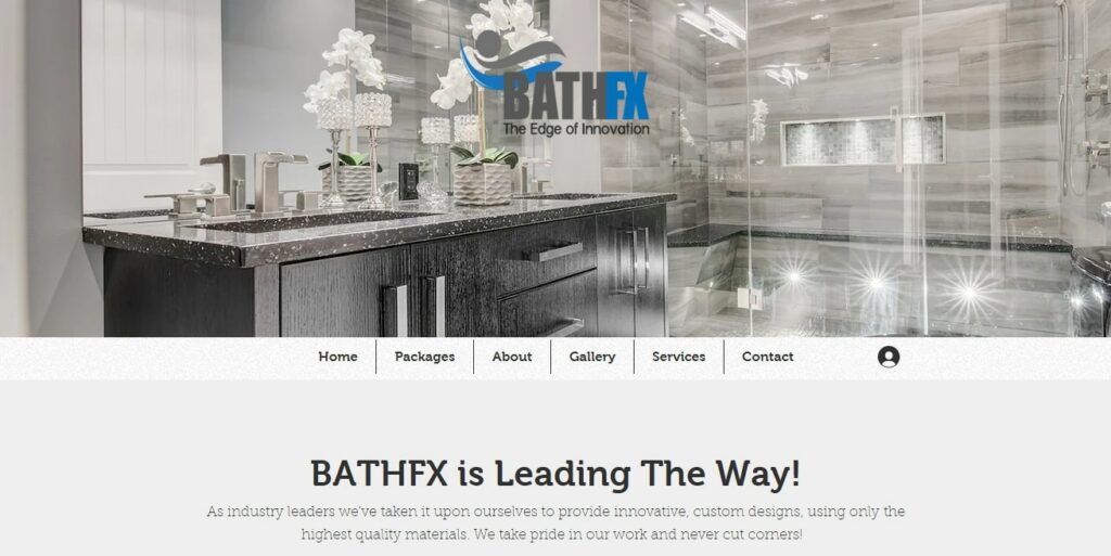 BathFX Inc. Homepage