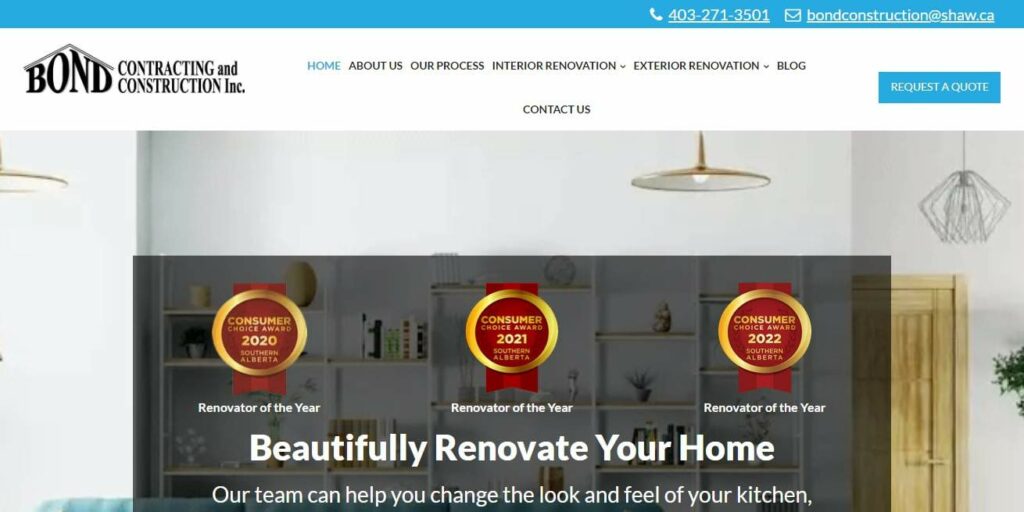 Bond Contracting & Construction Inc. Homepage