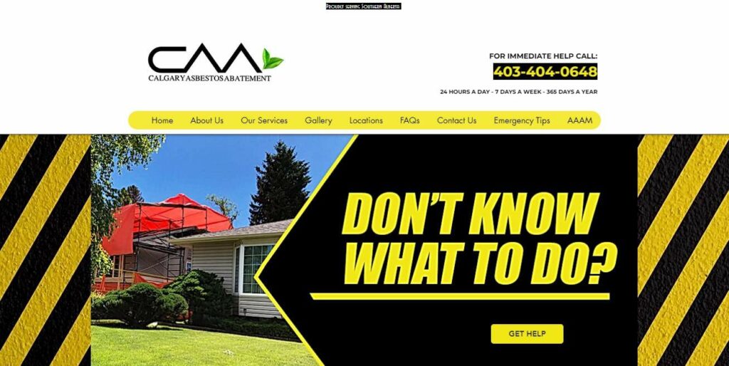 Calgary Asbestos Abatement Ltd. Homepage