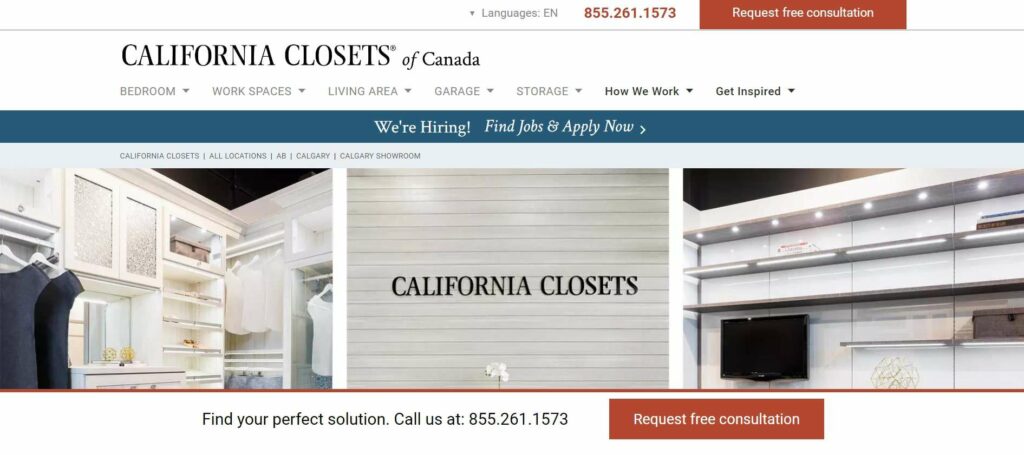 California Closets - Calgary Homepage