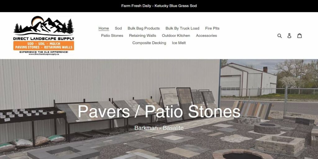 Direct Landscape Supply Homepage