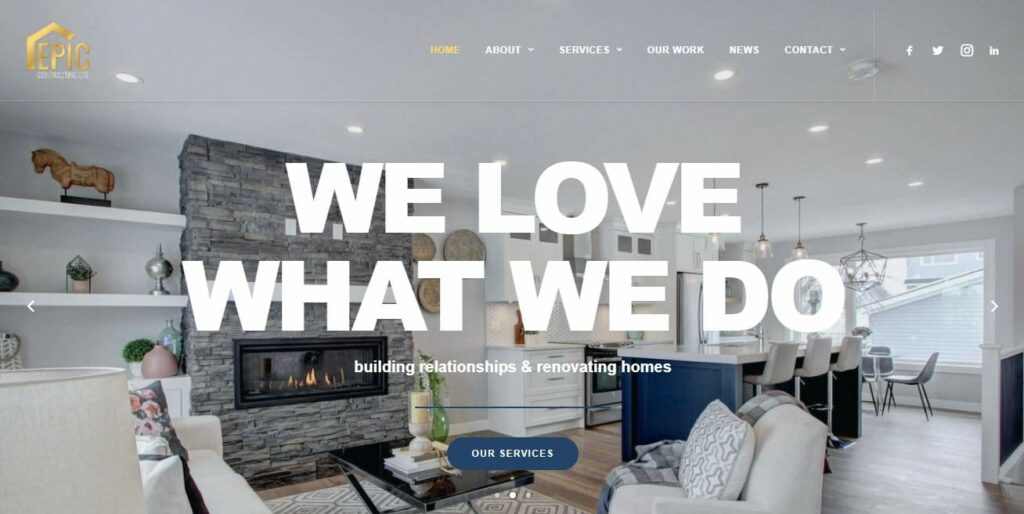 EPiC Contracting Homepage
