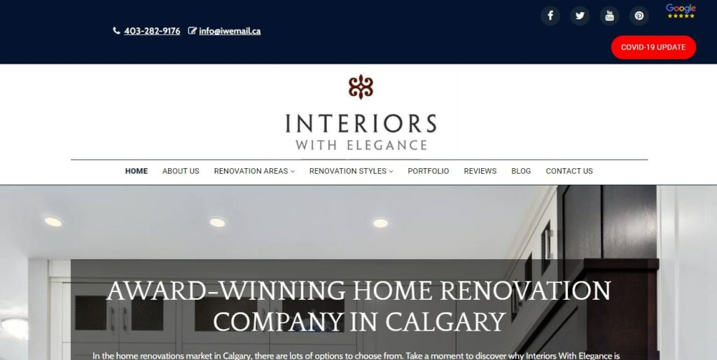 Interiors with Elegance Homepage