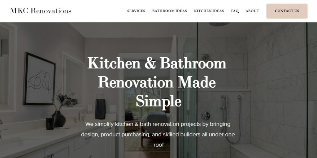 MKC Kitchen & Bathroom Renovations Homepage