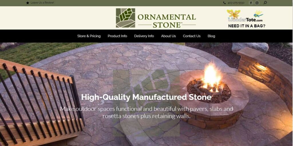 Ornamental Stone - Landscape Supplies Calgary Homepage