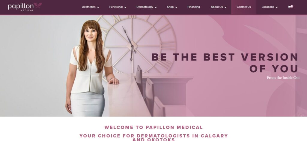 Papillon Medical Dermatology Laser Centre Homepage