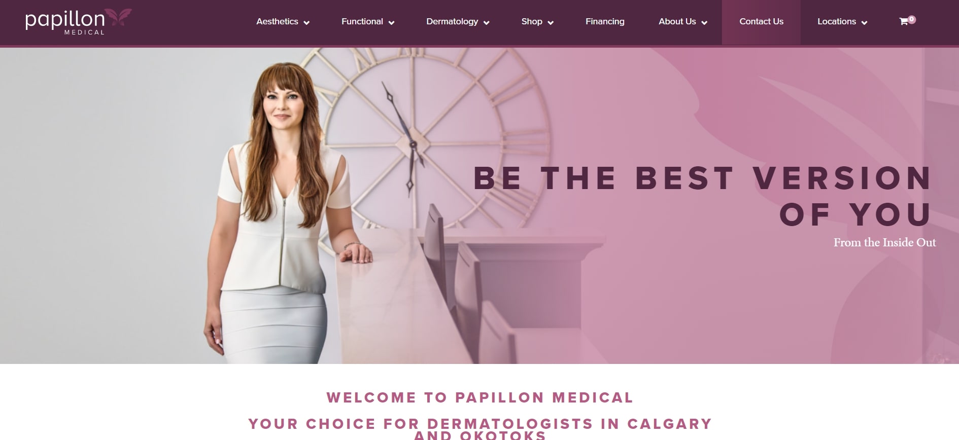 Papillon Medical Dermatology Laser Centre Homepage