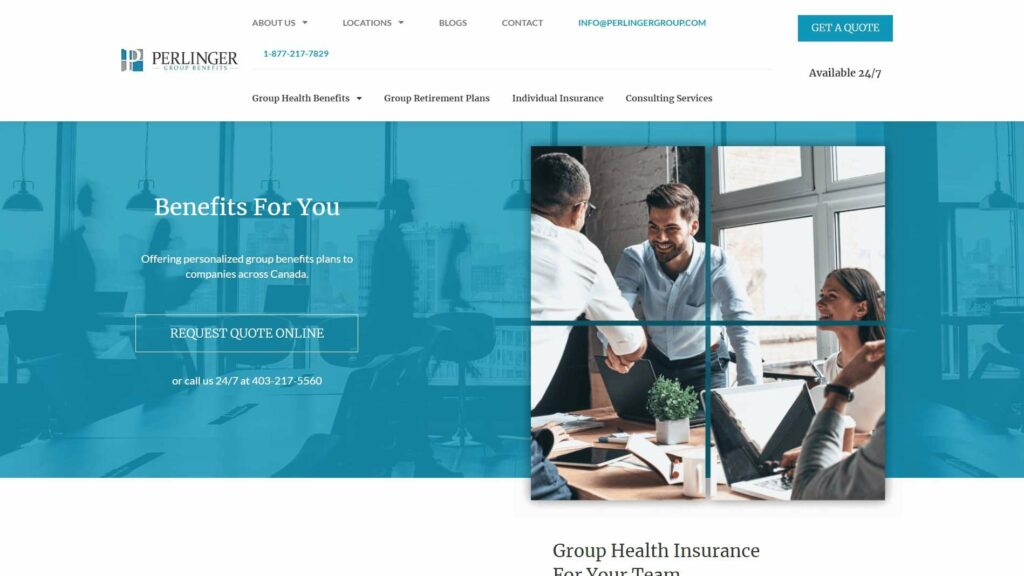 Perlinger Group Benefits Homepage