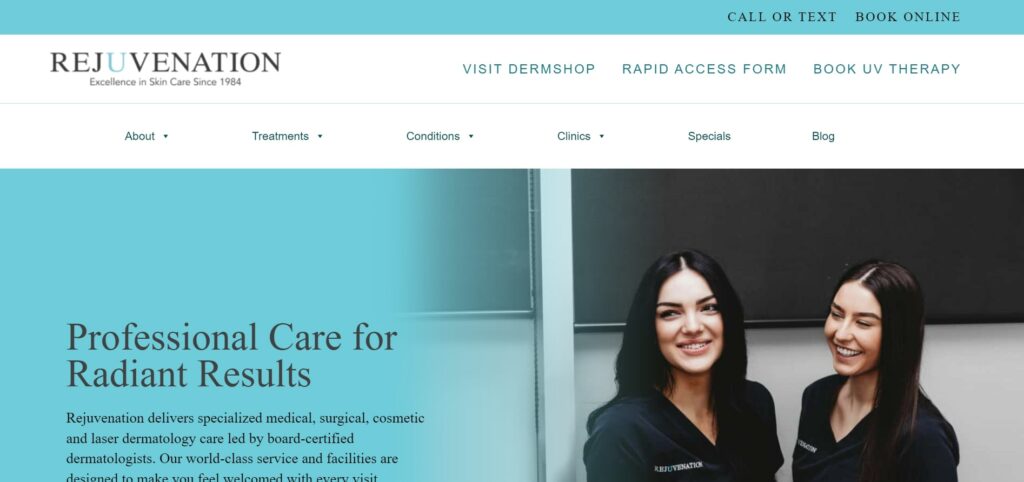 Rejuvenation Dermatology Clinic Calgary South Homepage