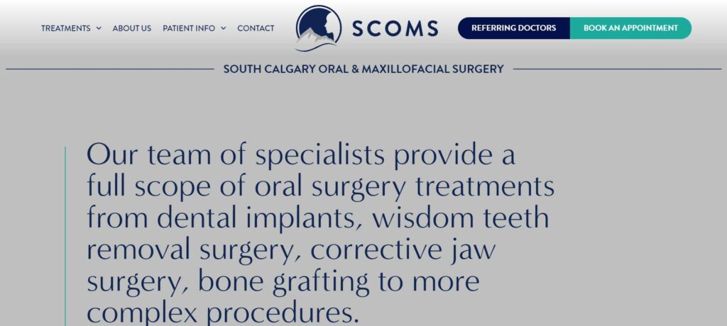 South Calgary Oral Surgery Homepage