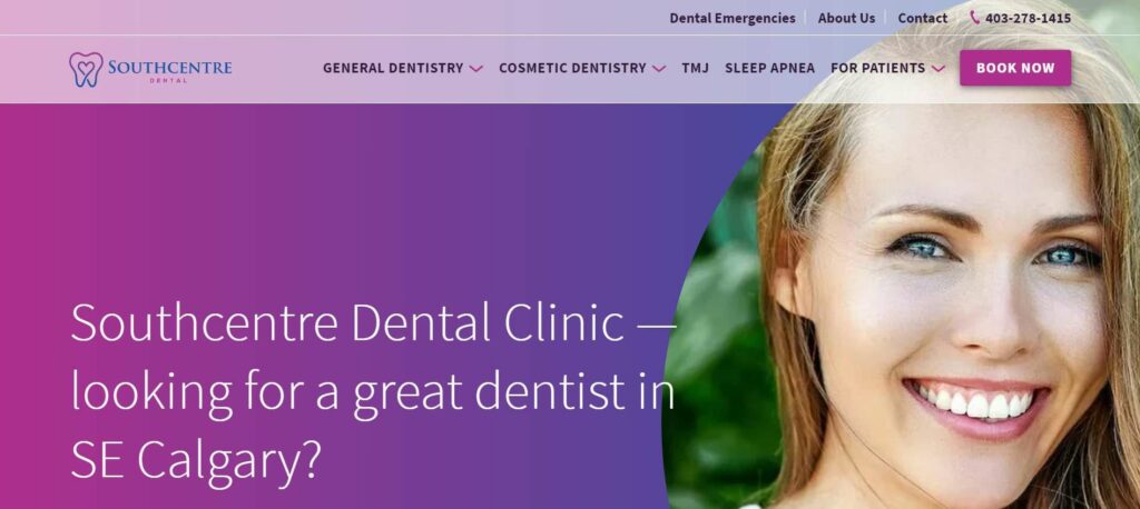 Southcentre Dental Homepage