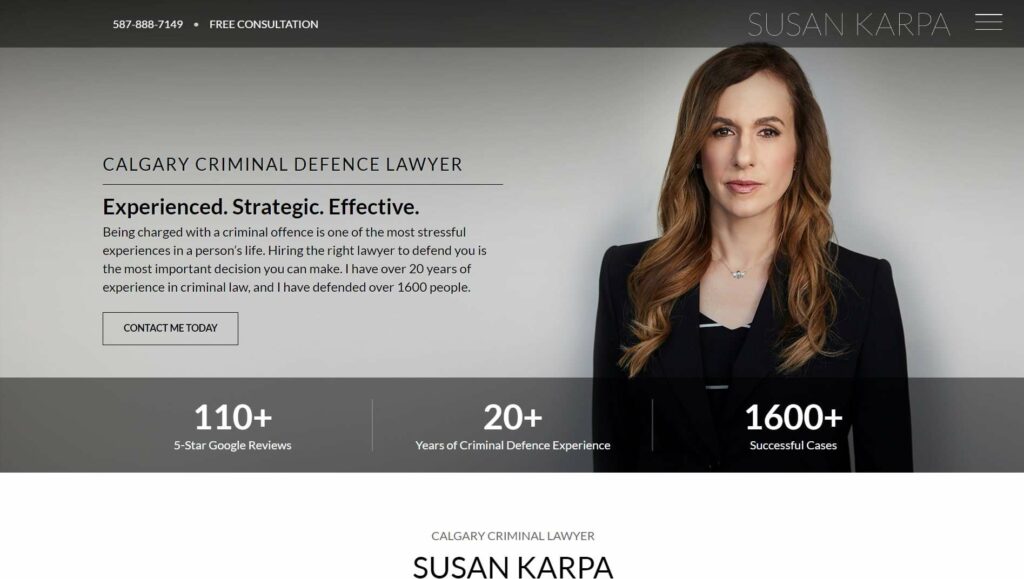 Susan Karpa – Susan Karpa Criminal Defence Lawyer Homepage