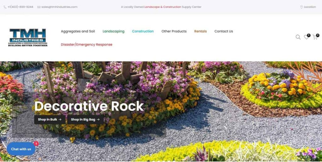 TMH Industries - Landscape Supply Calgary Homepage