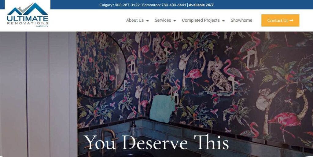 Ultimate Renovations Homepage