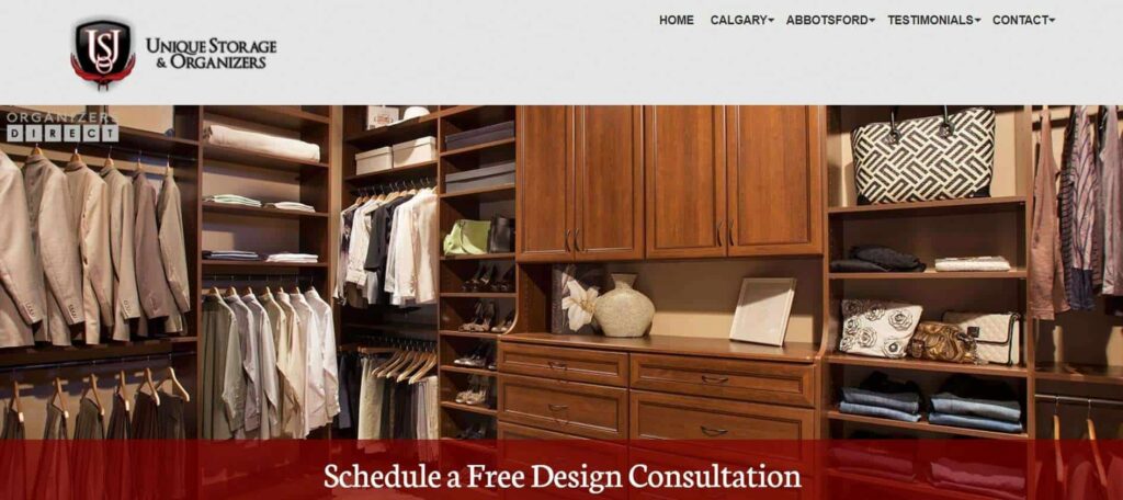 Unique Storage & Organizers Homepage