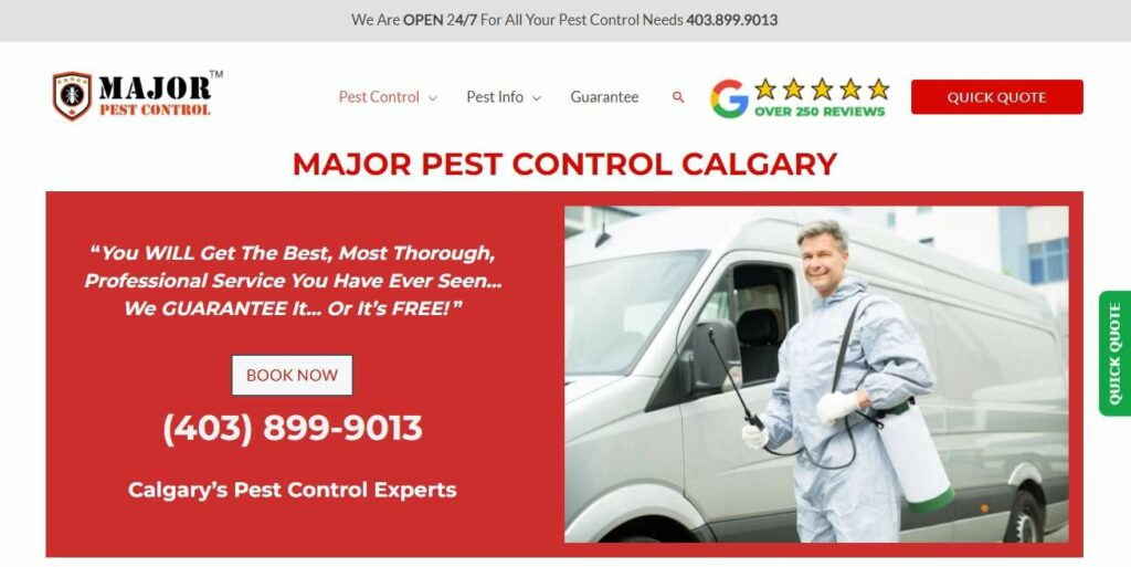 Major Pest Control Calgary