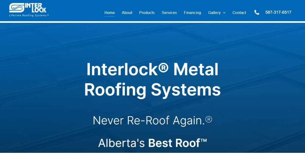 Interlock Metal Roofing