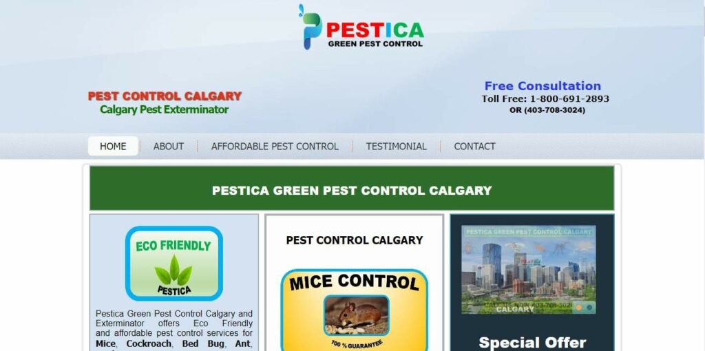 Pestica Green Pest Control Calgary
