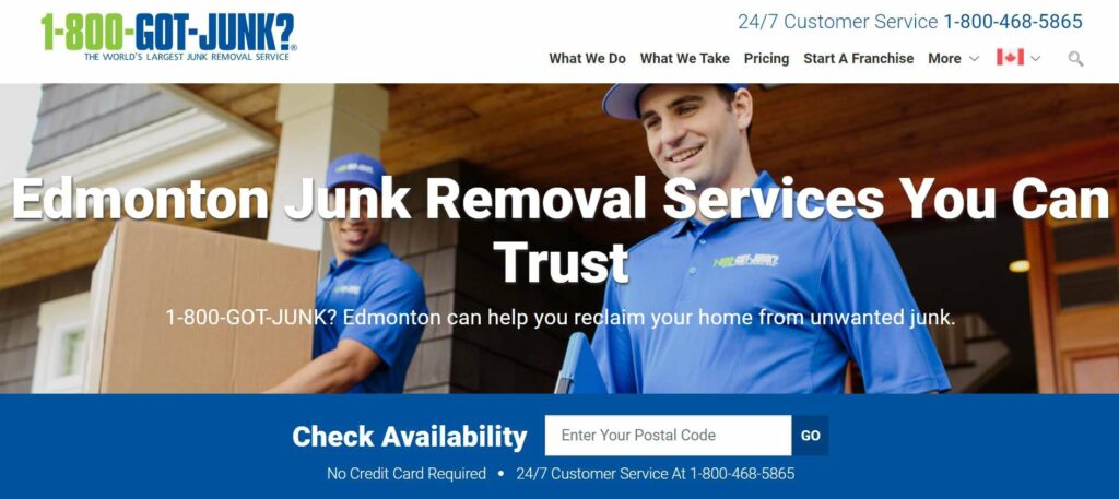 1-800-GOT-JUNK' Homepage