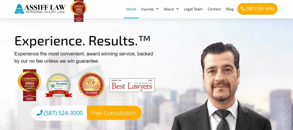 Assiff Law Office' Homepage