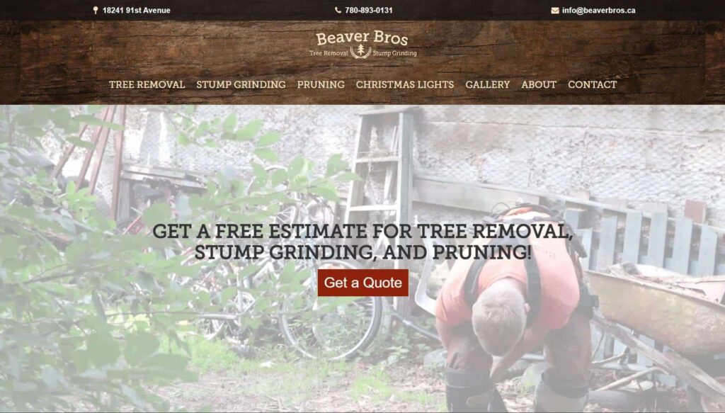 Beaver Bros Homepage