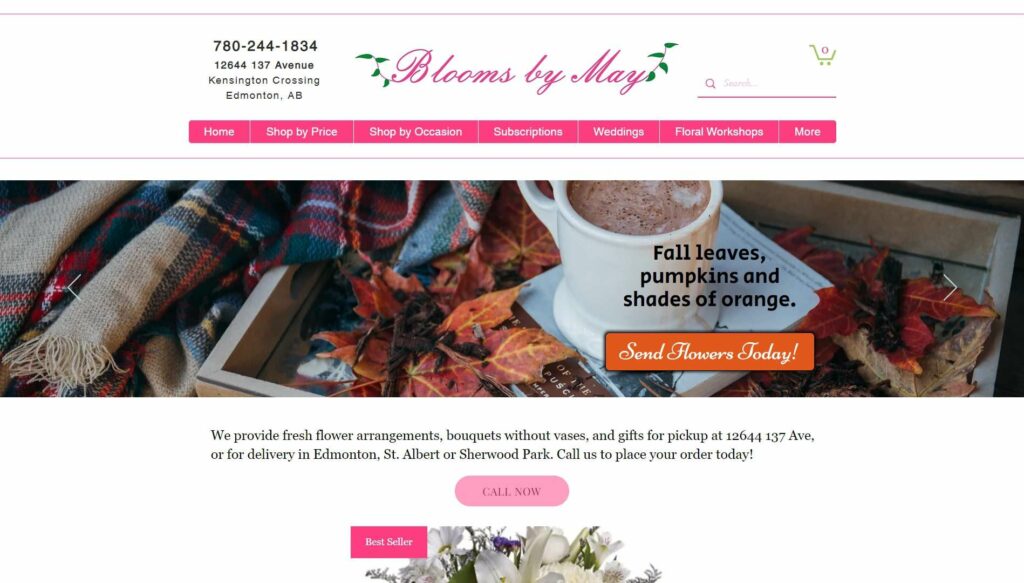 Blooms by May' Homepage