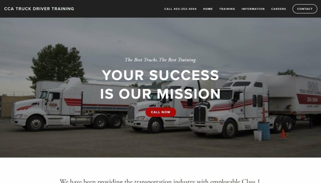 CCA Truck Driver Training' Homepage