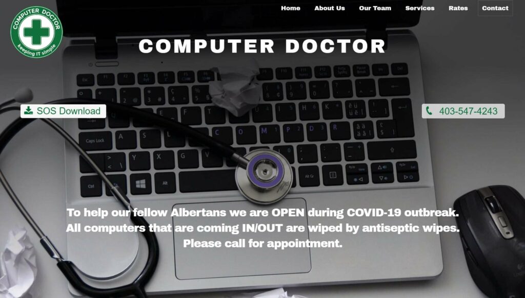 Calgary Computer Doctor' Homepage