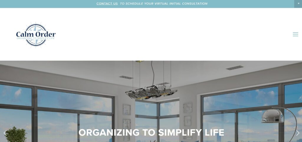 Calm Order' Homepage