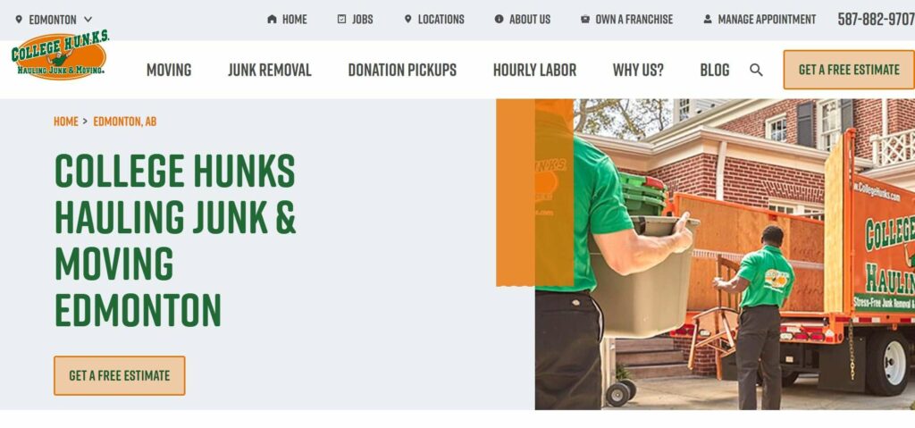 College Hunks Hauling Junk and Moving' Homepage