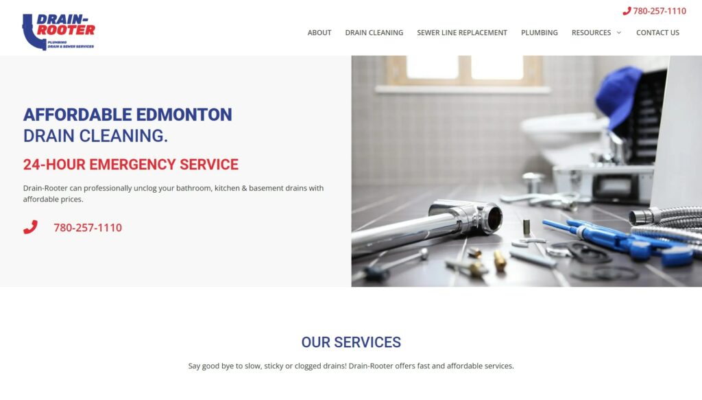 Drain-Rooter Homepage