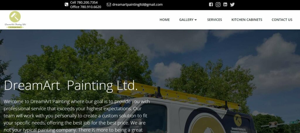 DreamArt Painting Ltd. Homepage