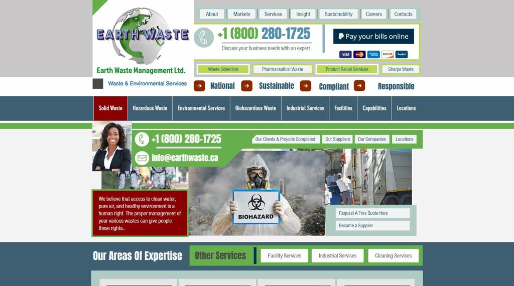 Earth Waste Management' Homepage