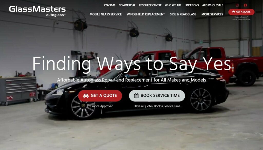 GlassMasters Autoglass - Edmonton South Homepage