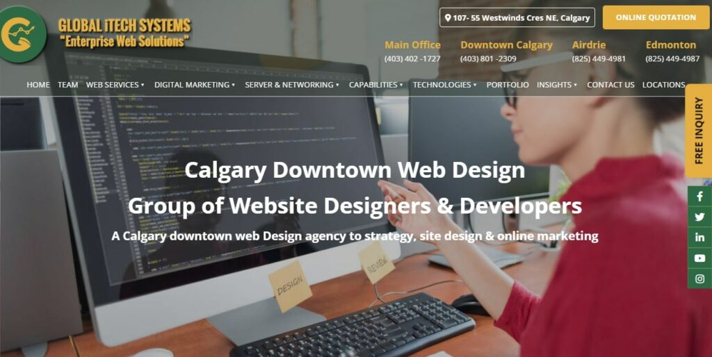 Global iTech Web Systems' Homepage