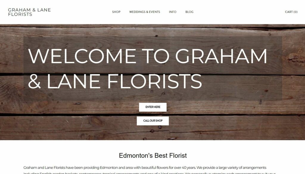 Graham & Lane Florists' Homepage