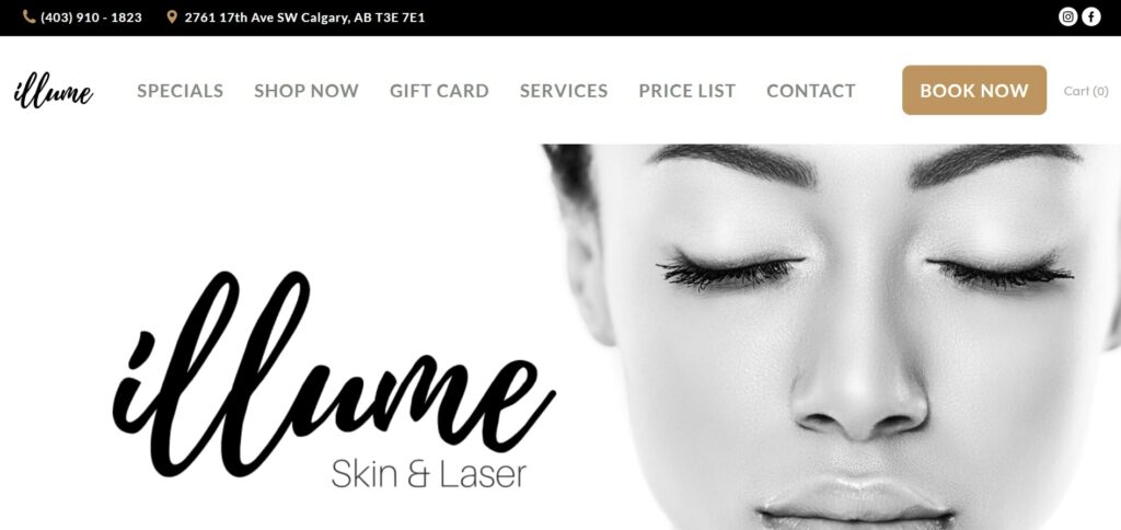 Illume Skin & Laser' Homepage