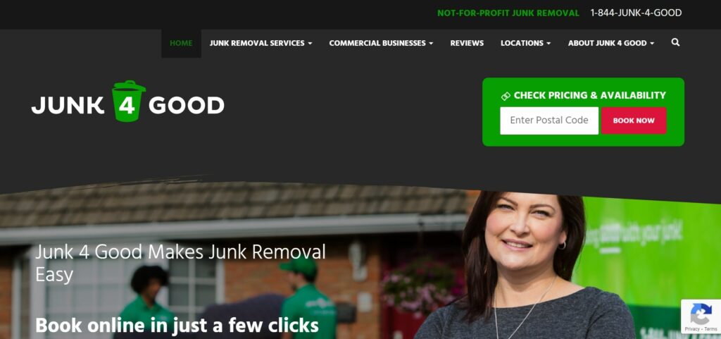 Junk 4 Good' Homepage