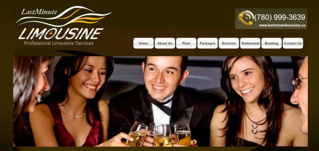 Last Minute Limousine' Homepage