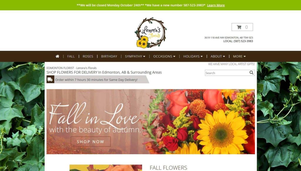 Lenora’s Florals' Homepage