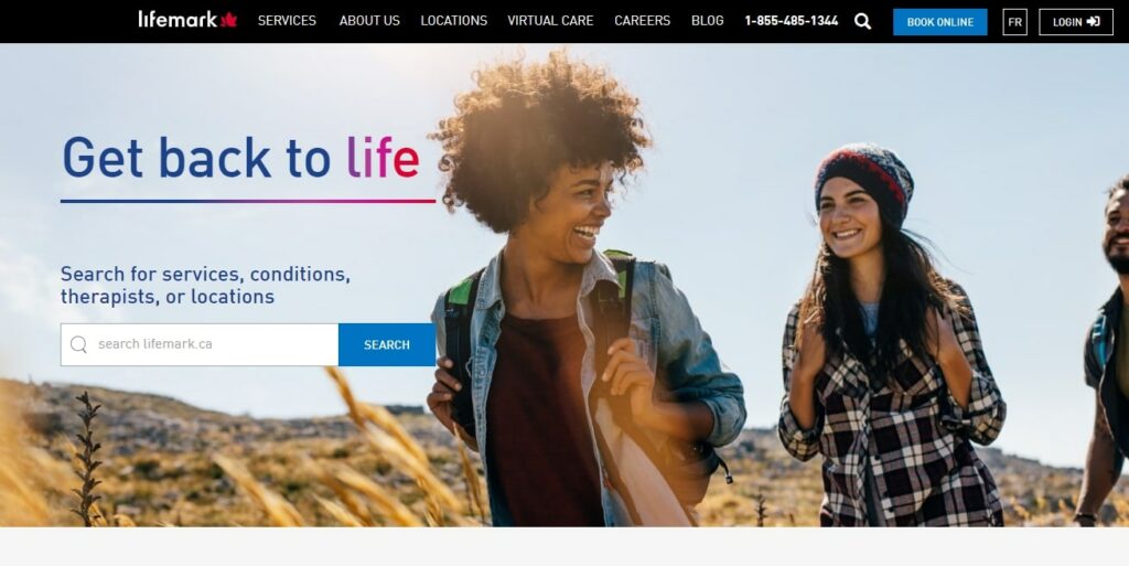 Lifemark Physiotherapy Homepage