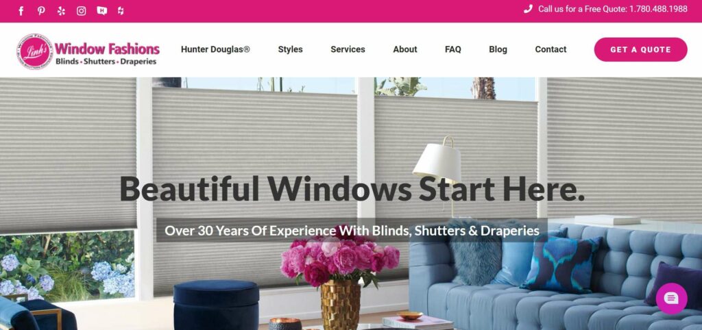 Linh's Window Fashions' Homepage