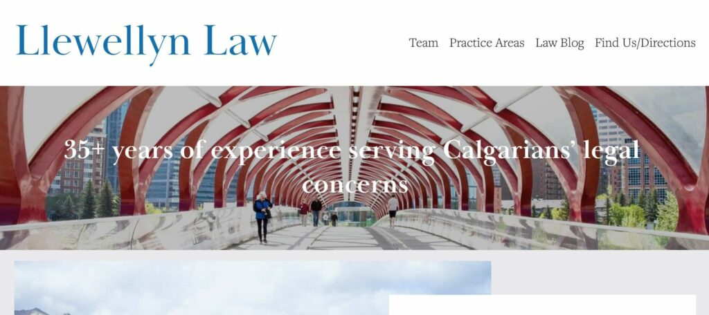 Llewellyn Law' Homepage
